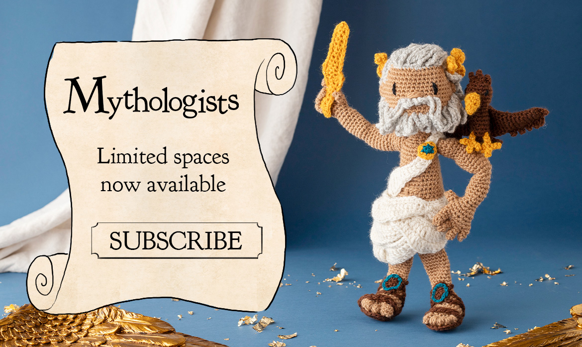 Subscriptions mythologists toft crochet zeus